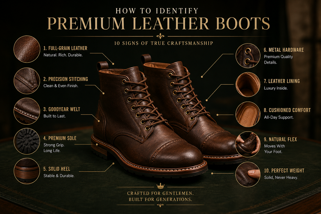 How to Identify a Quality Pair of Leather Boots