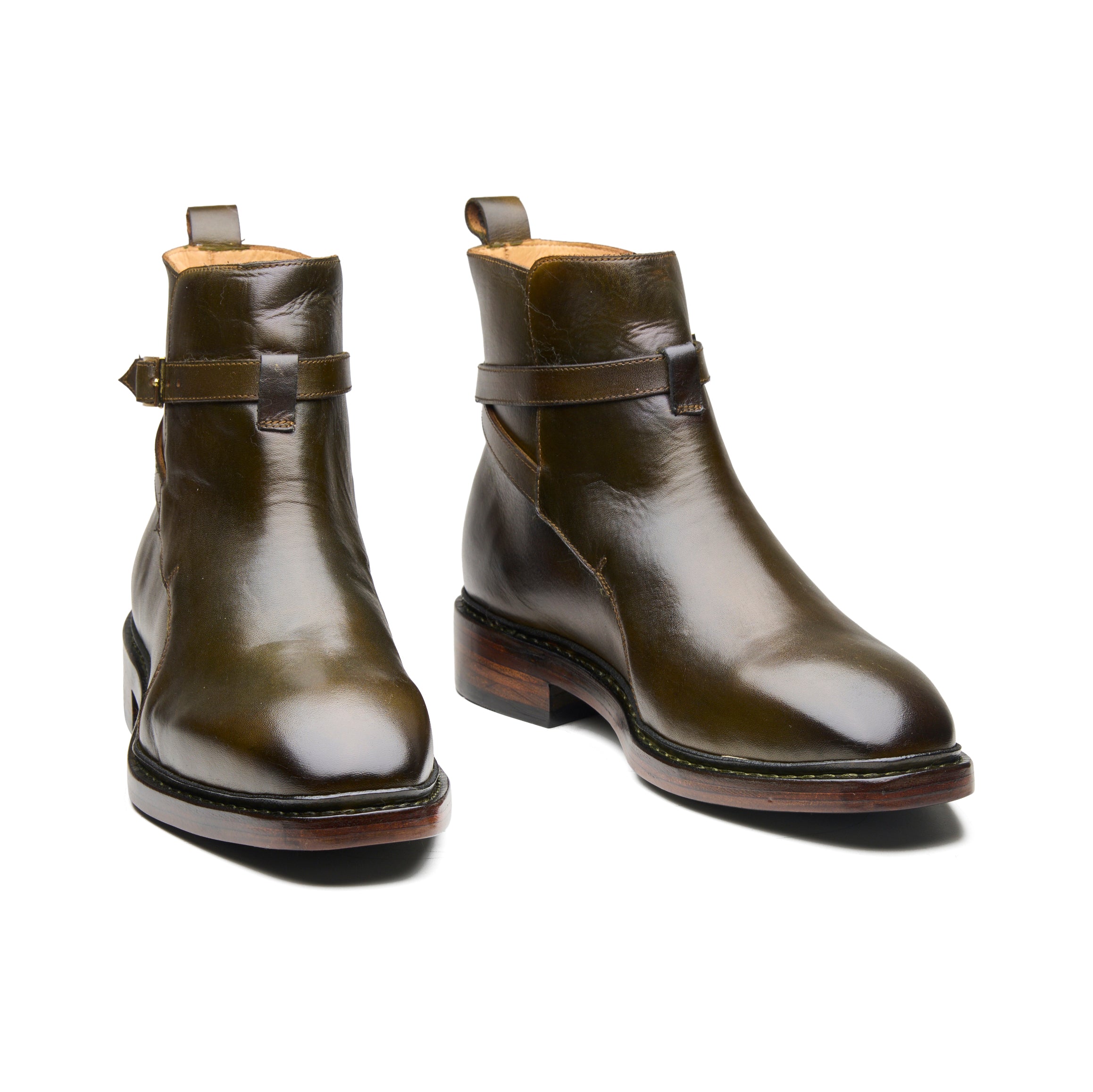 14 High Country – Emerald Green Full-Grain Veg-Tanned mens boot richsteps