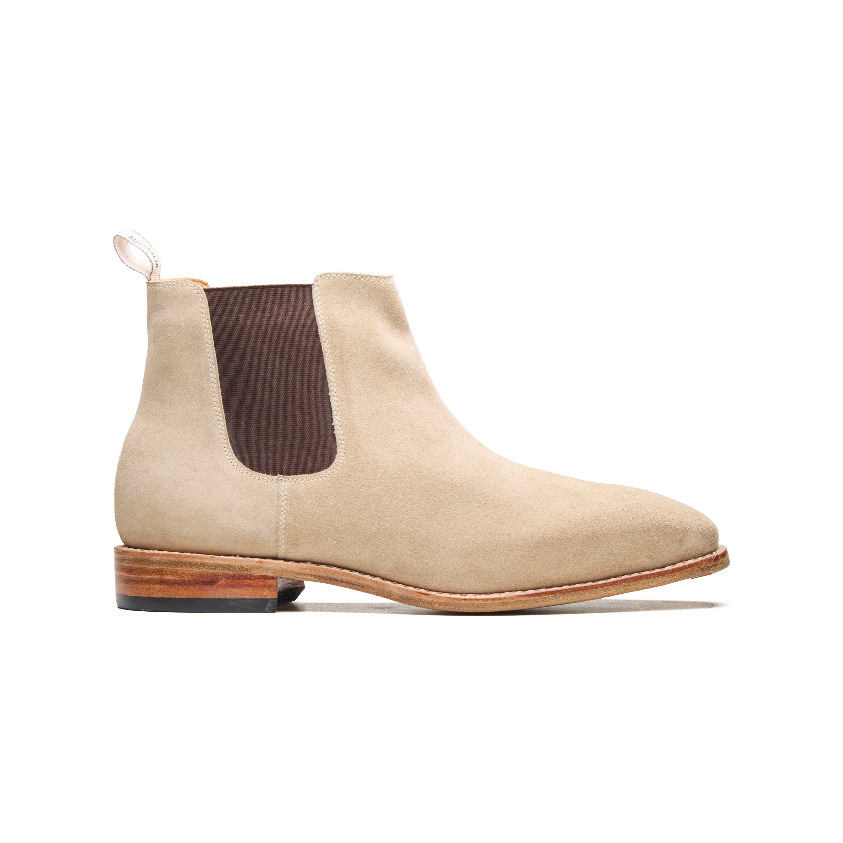 7 Bushland Classic – Sand Beige Suede chealsea richstesps Goodyear mens boot