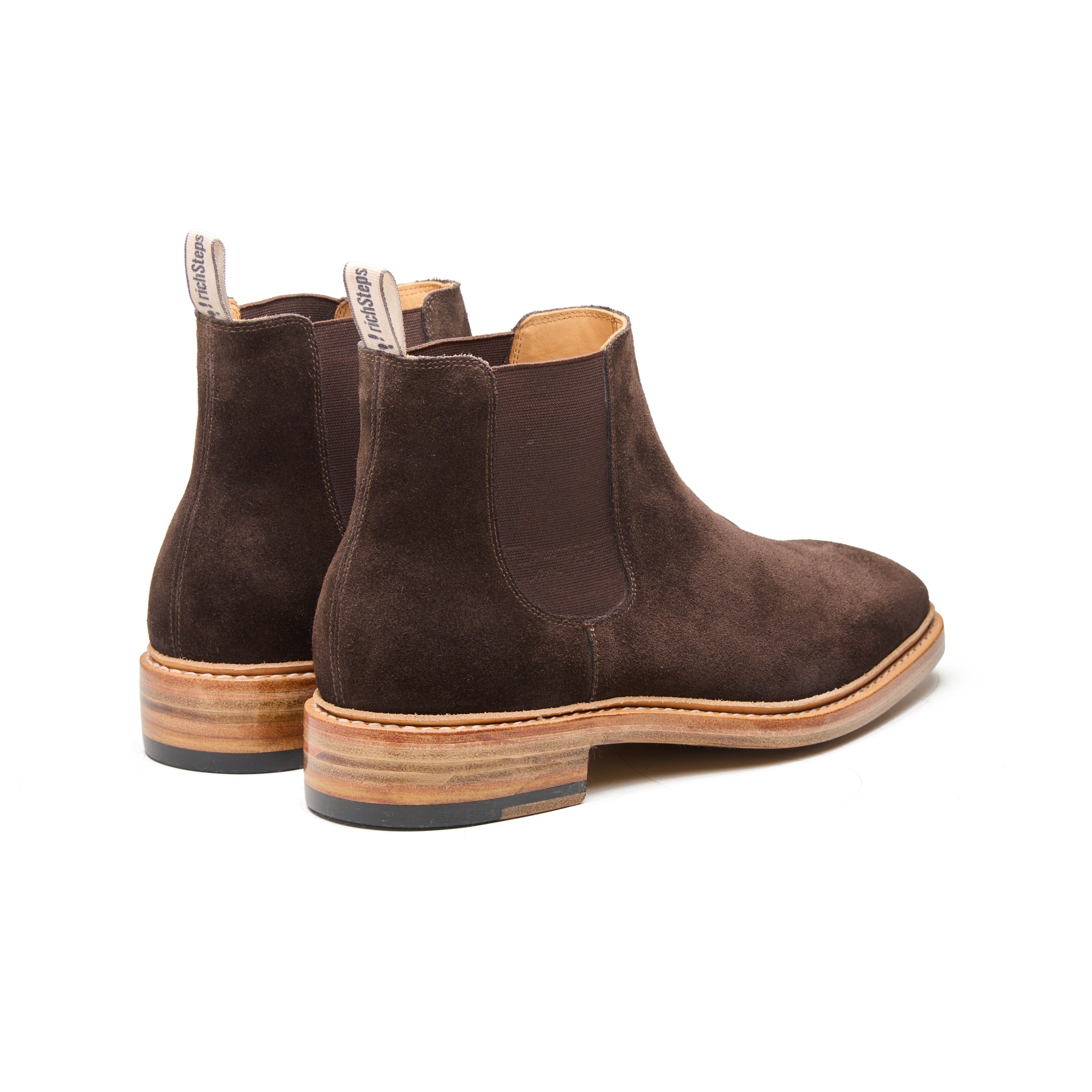 Bushland Classic – Brown Suede 
The Bushland Classic Chelsea  richsteps