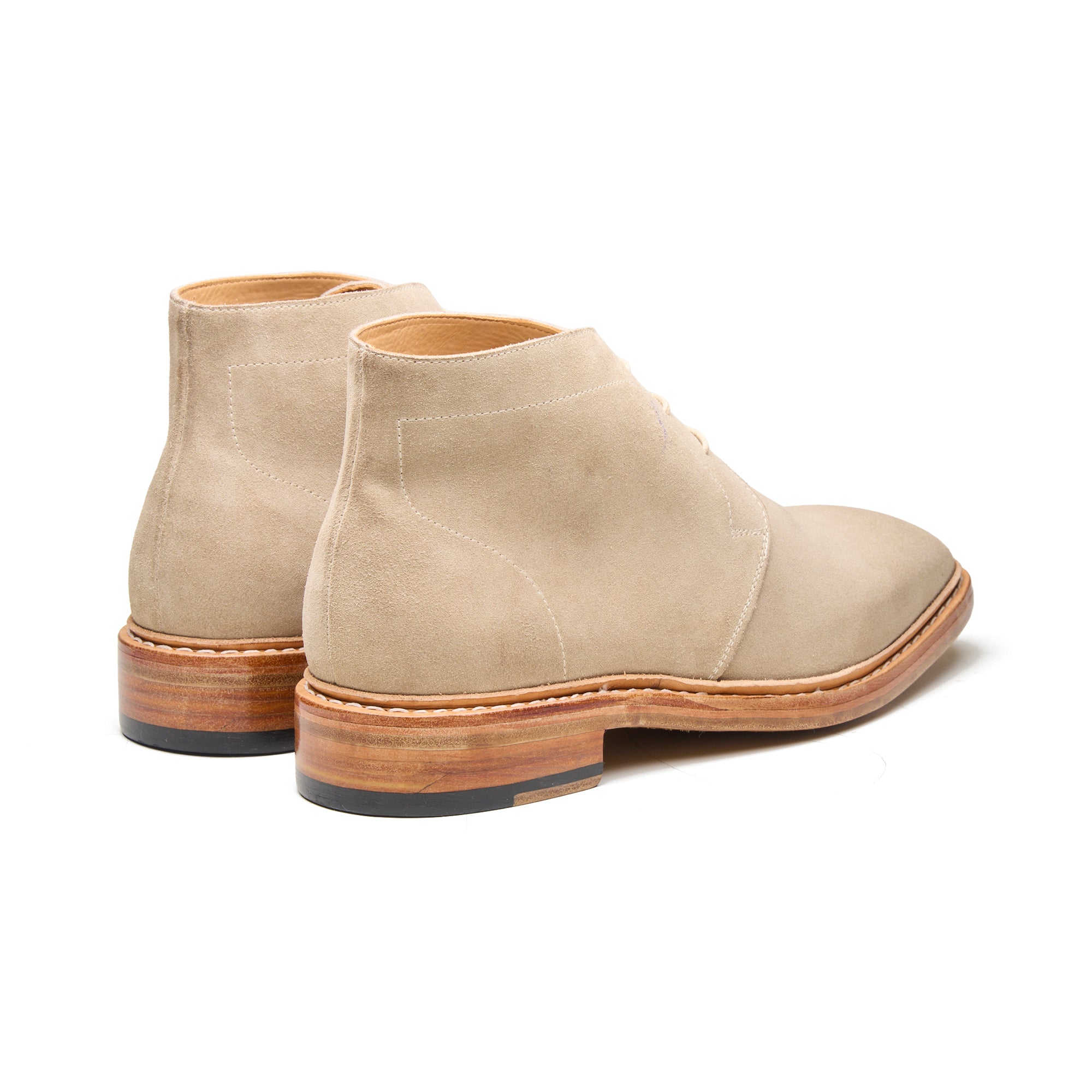 Stonepath – Sand Beige Suede chukka richsteps mens Goodyear boots