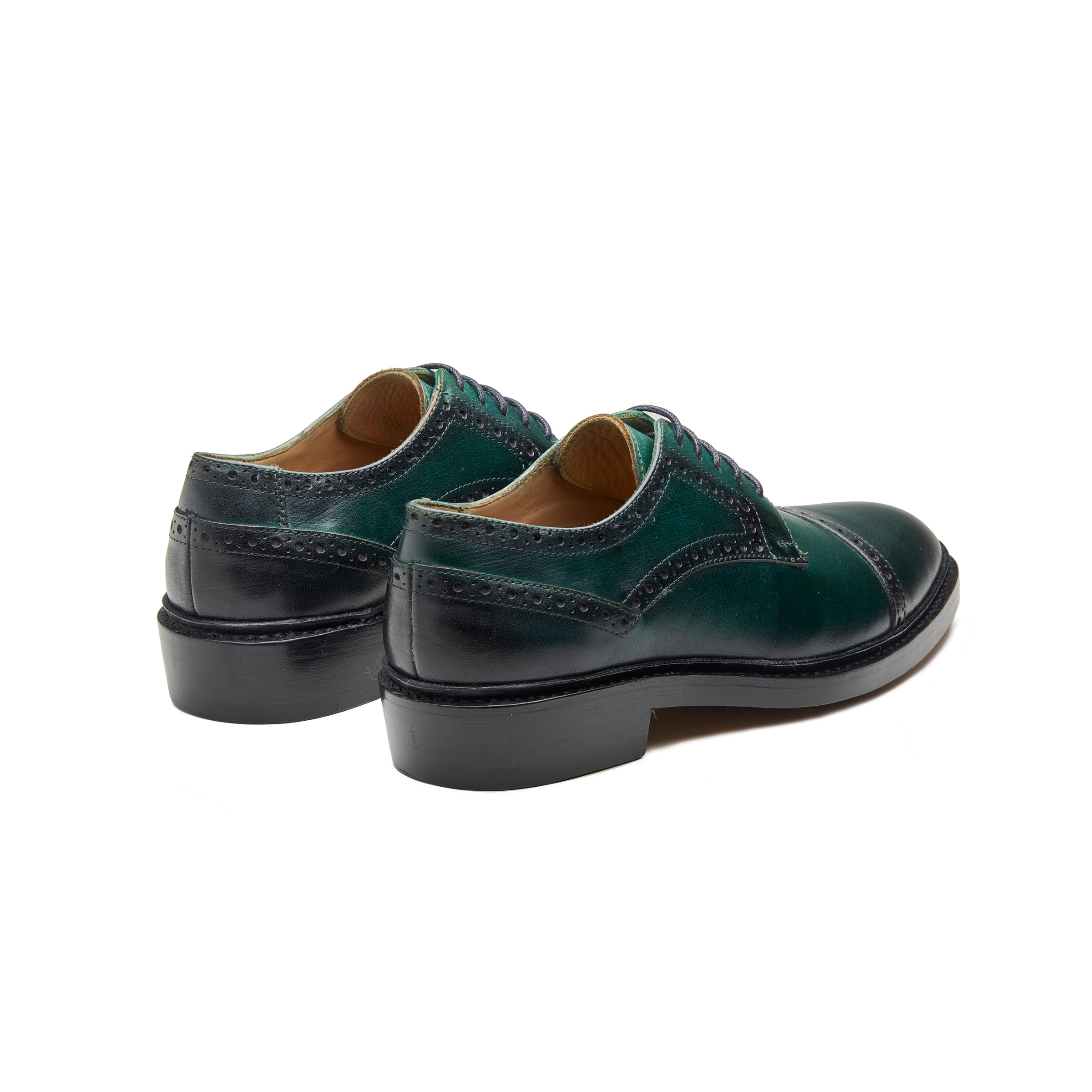 Ridgemark – Emerald Green Full-Grain Veg-Tanned richsteps, back