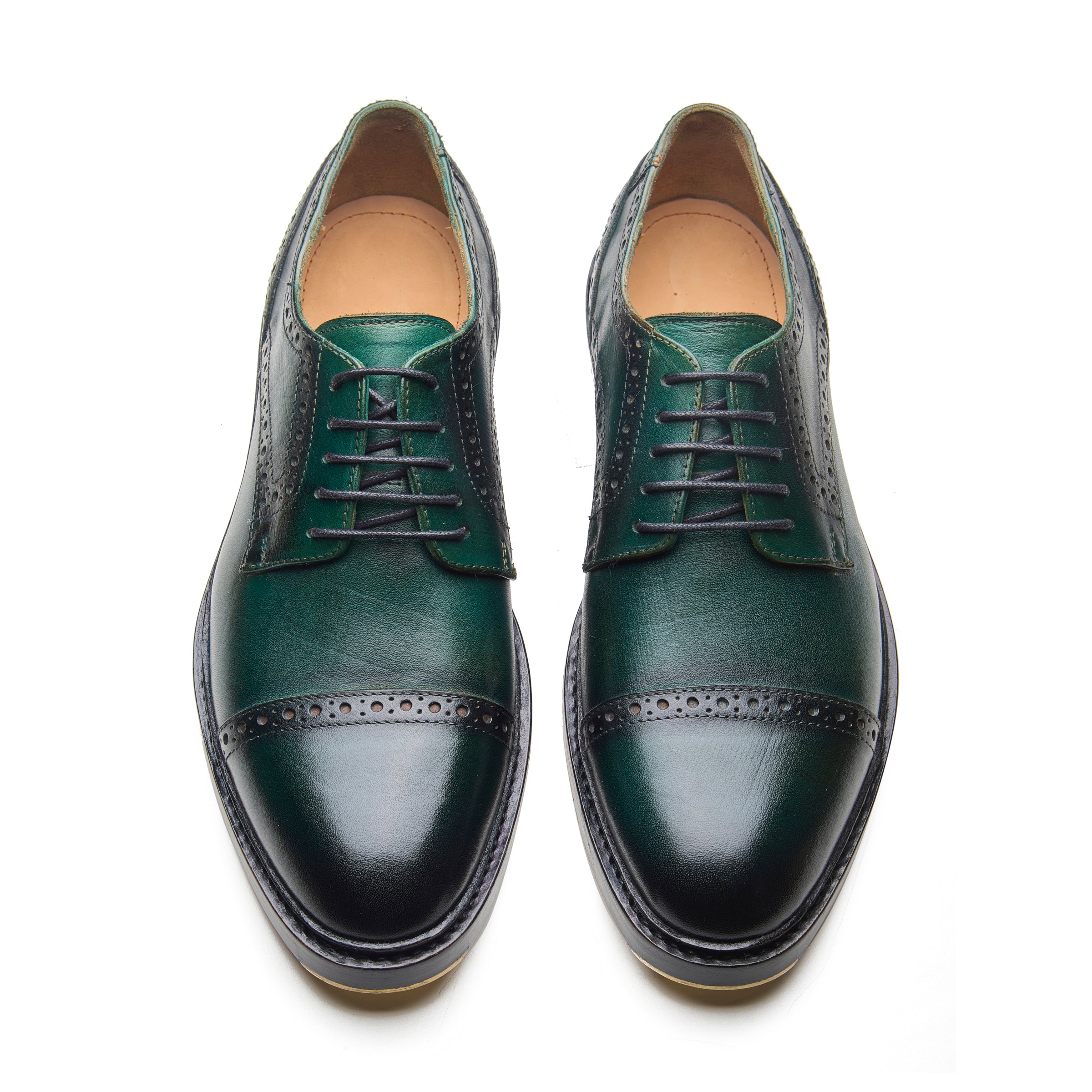 Ridgemark – Emerald Green Full-Grain Veg-Tanned  richsteps