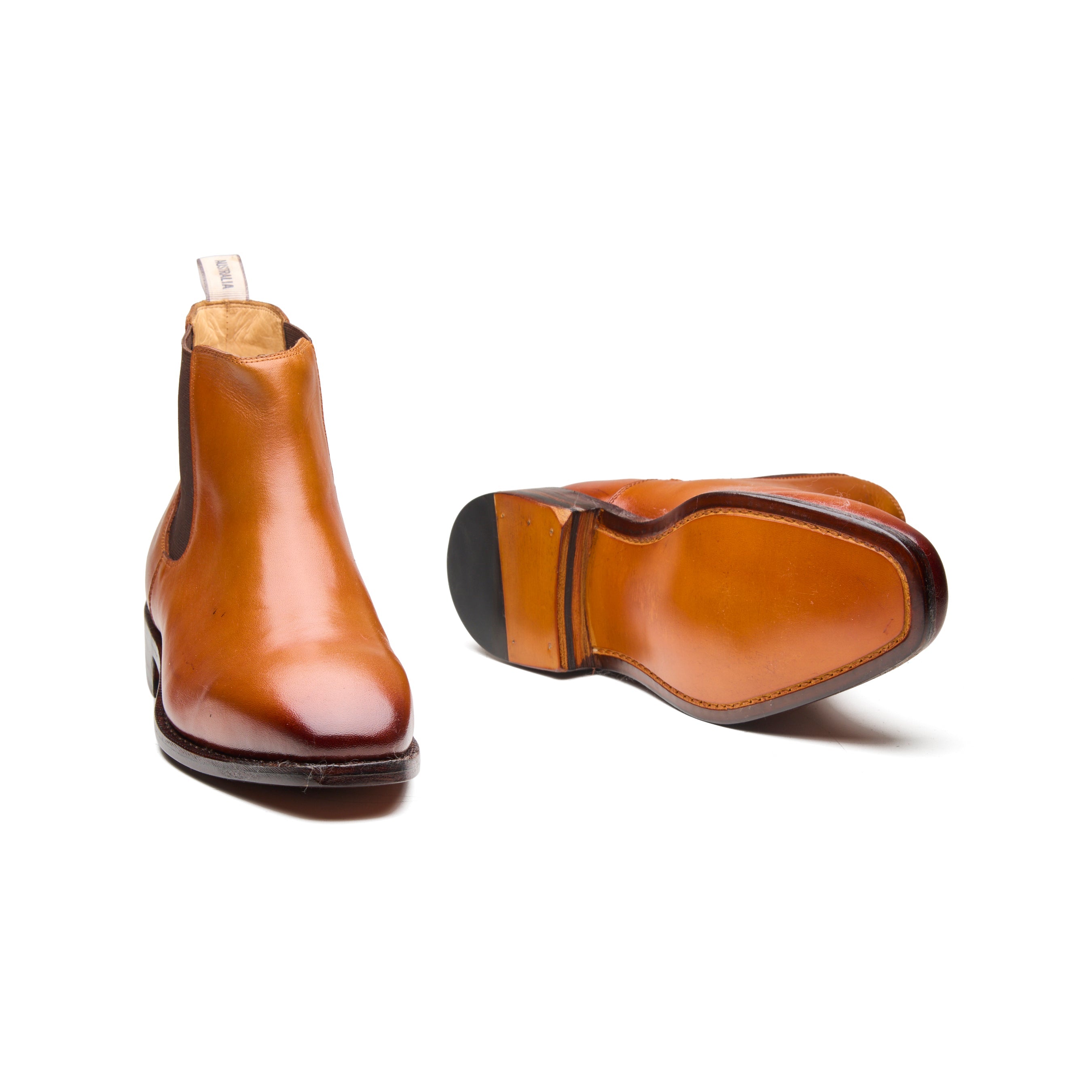 Bushland Classic – Chestnut Tan Full-Grain Veg-Tanned - richSteps