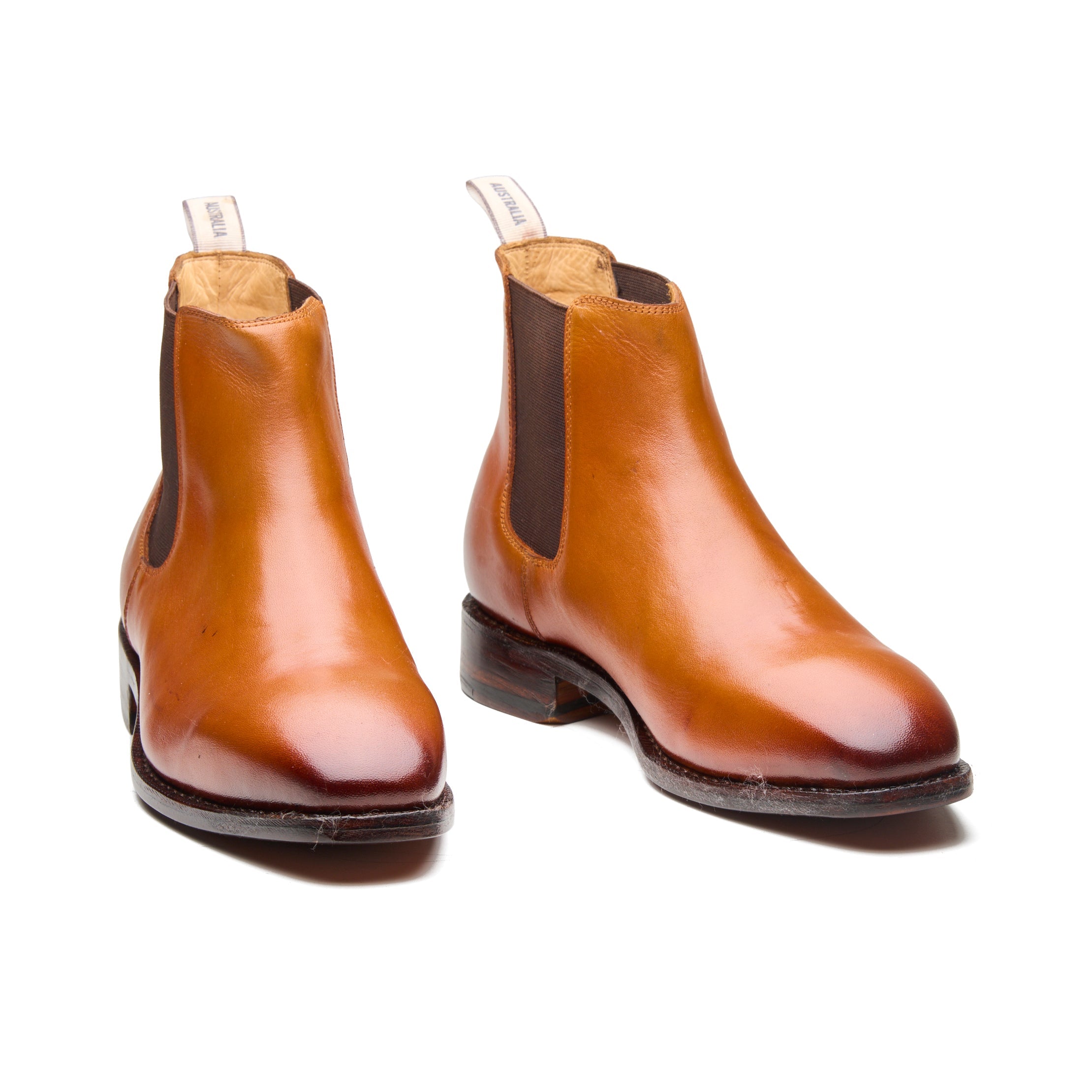 Bushland Classic – Chestnut Tan Full-Grain Veg-Tanned - richSteps