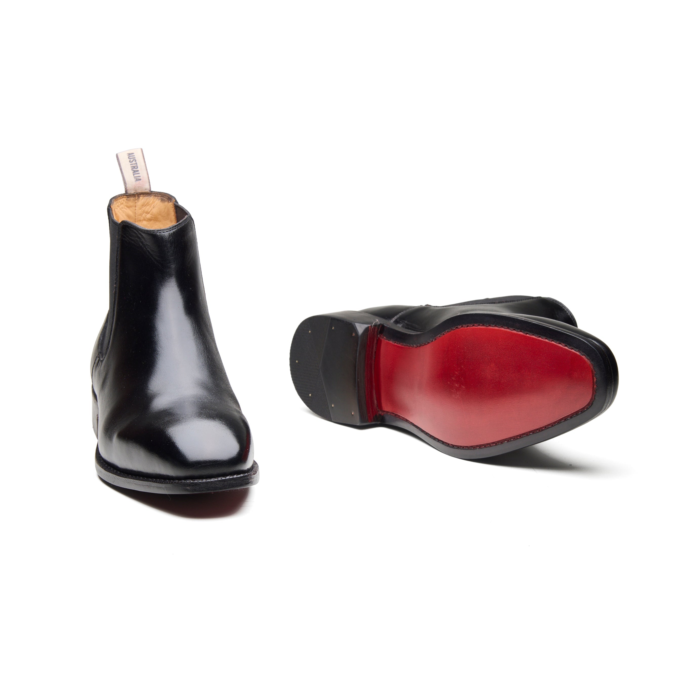 Bushland Classic – Jet Black Full-Grain Veg-Tanned - richSteps