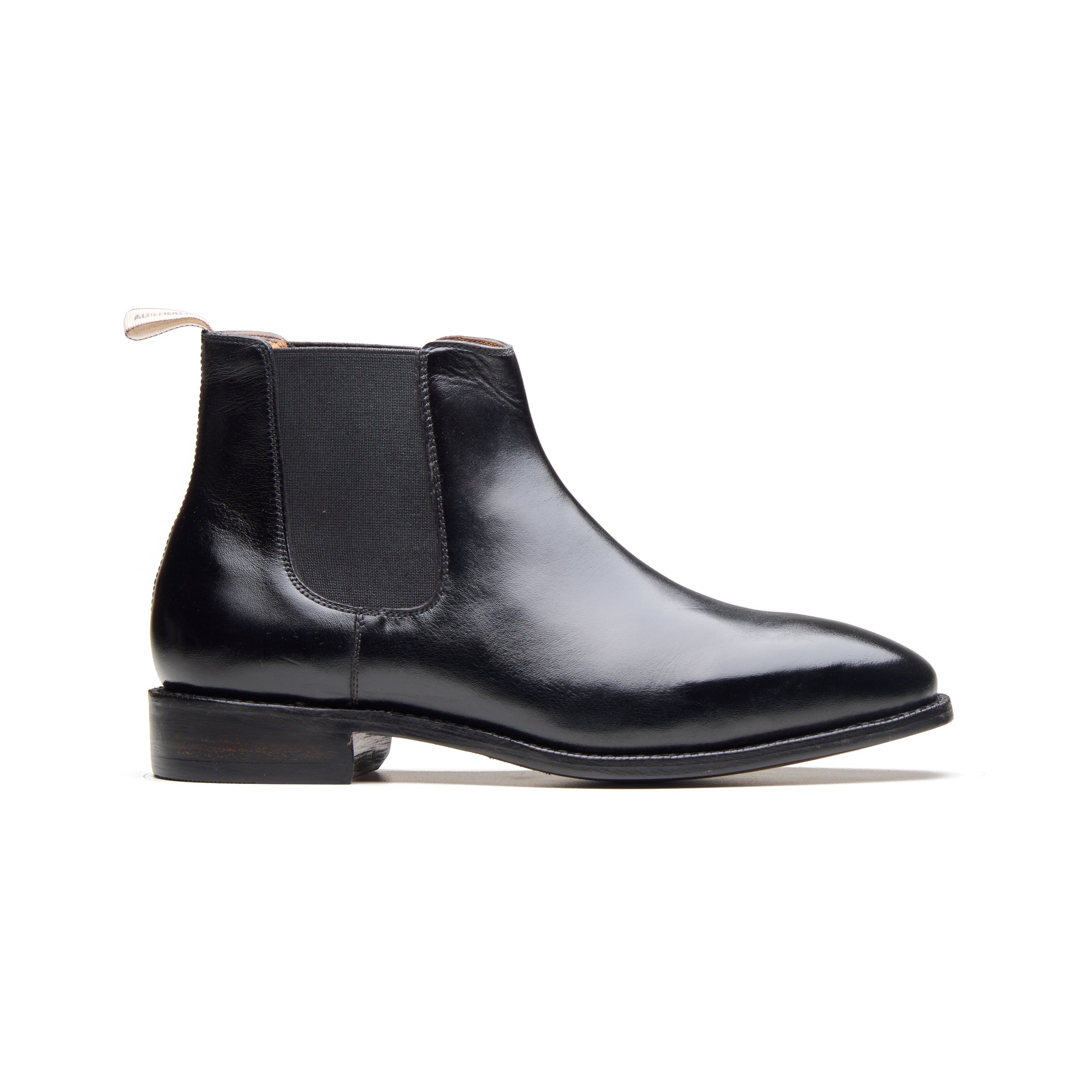 Bushland Classic – Jet Black Full-Grain Veg-Tanned - richSteps
