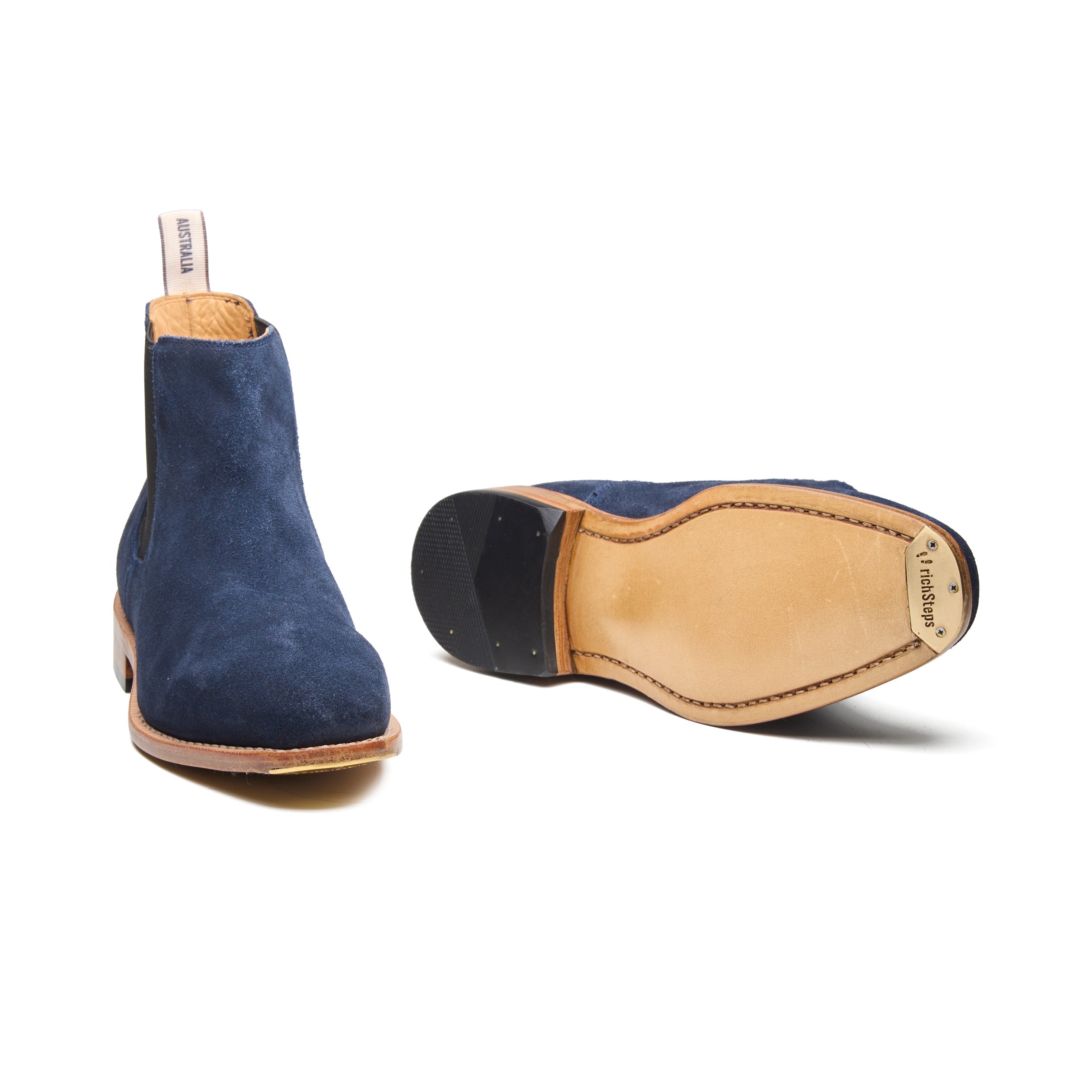 Bushland Classic – Midnight Blue suede - richSteps