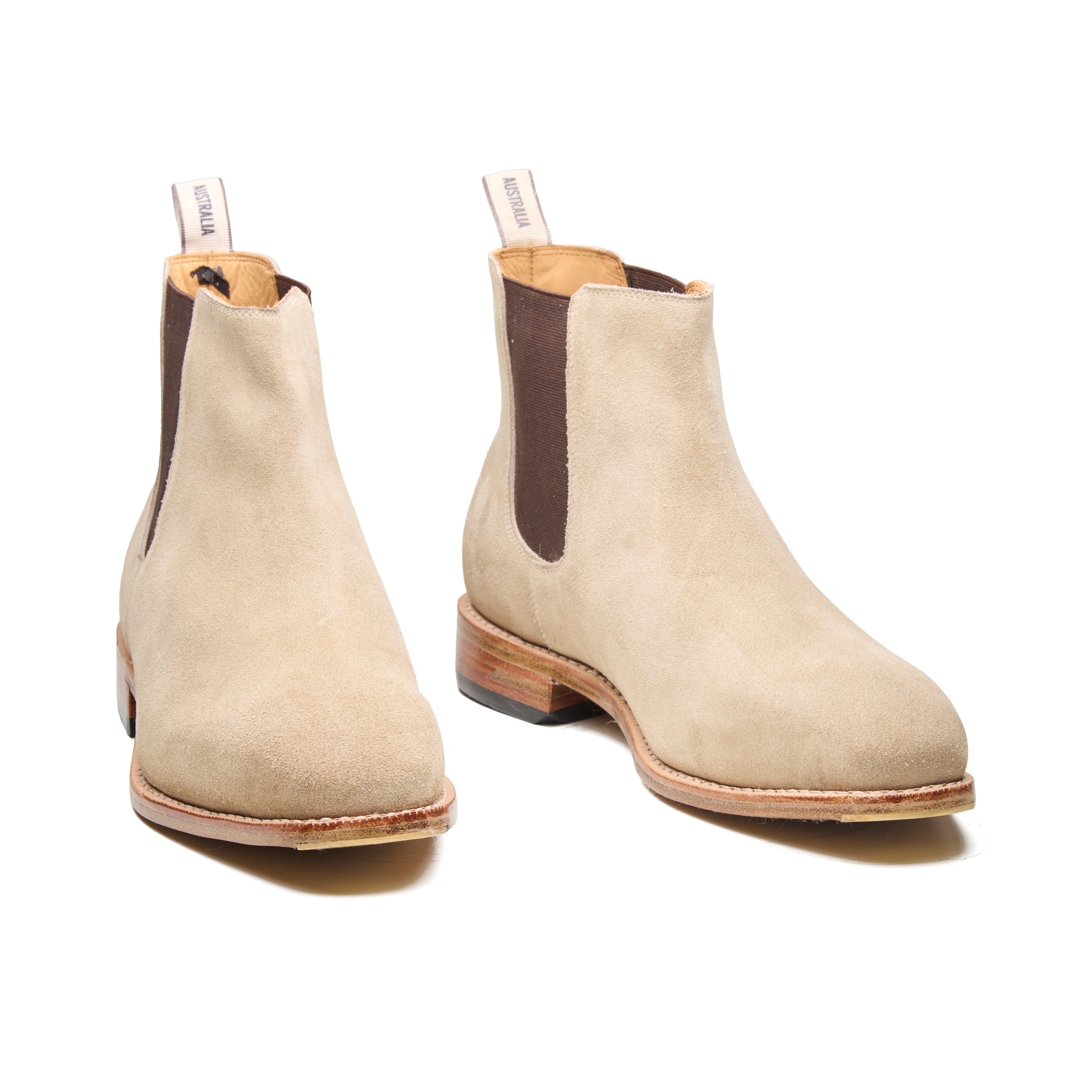 Bushland Classic – Sand Beige Suede - richSteps