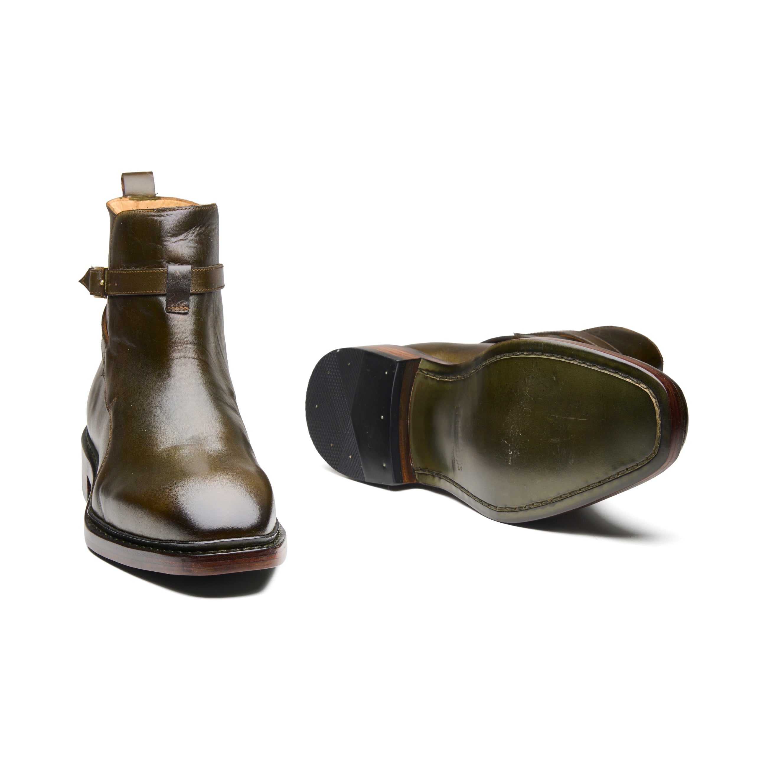 High Country – Emerald Green Full-Grain Veg-Tanned - richSteps