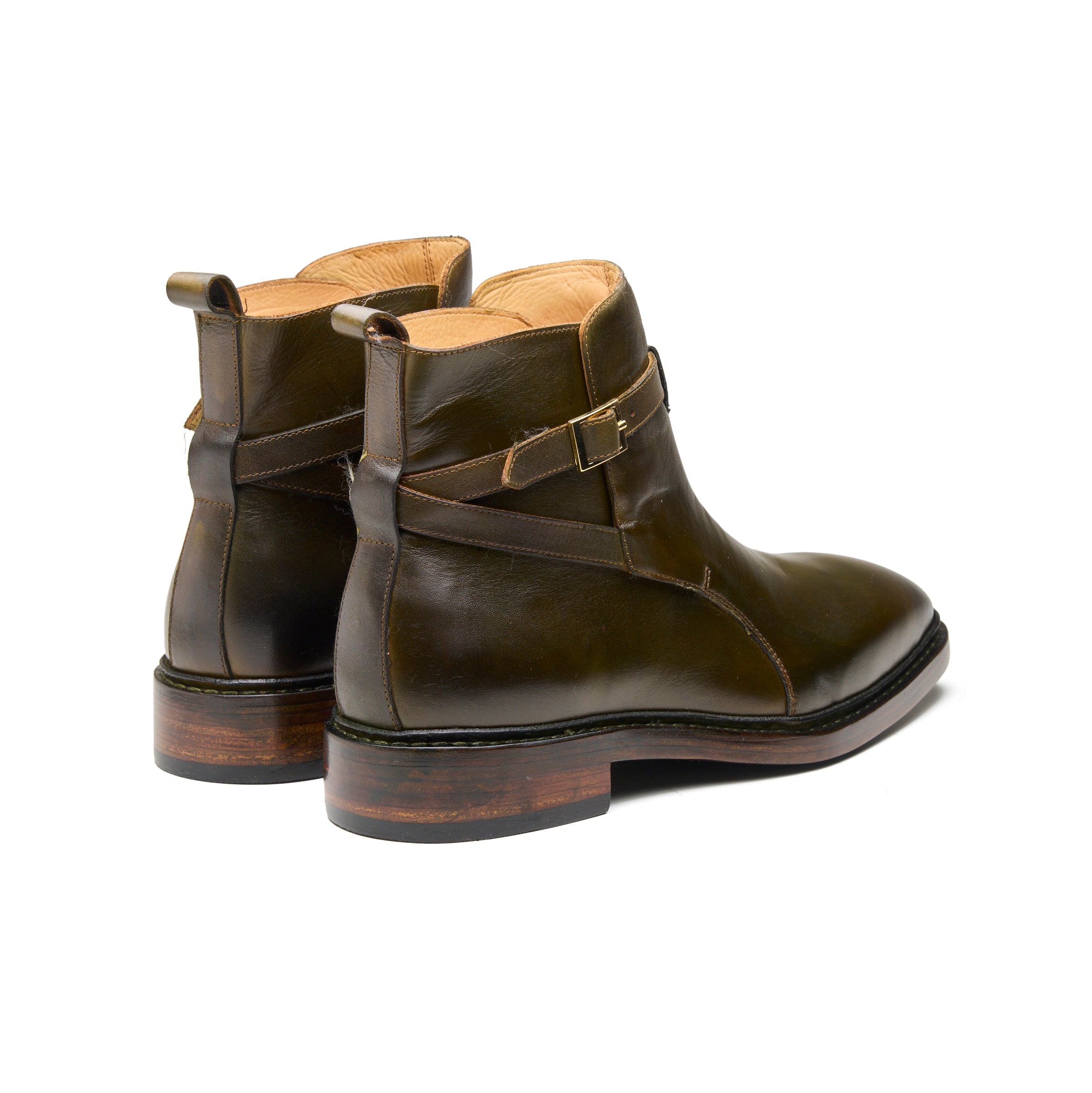 High Country – Emerald Green Full-Grain Veg-Tanned - richSteps