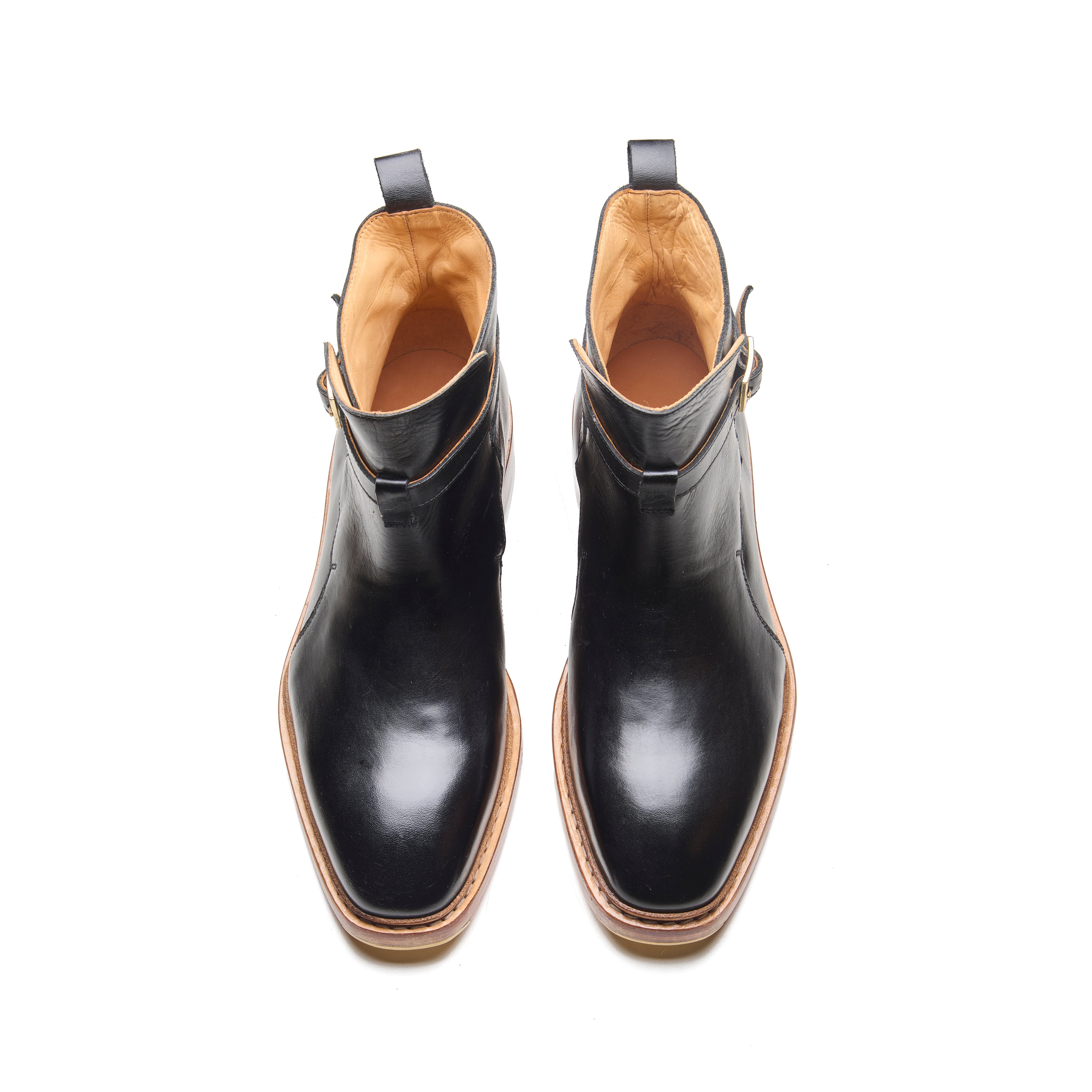 High Country – Jet Black Full-Grain Veg-Tanned - richSteps