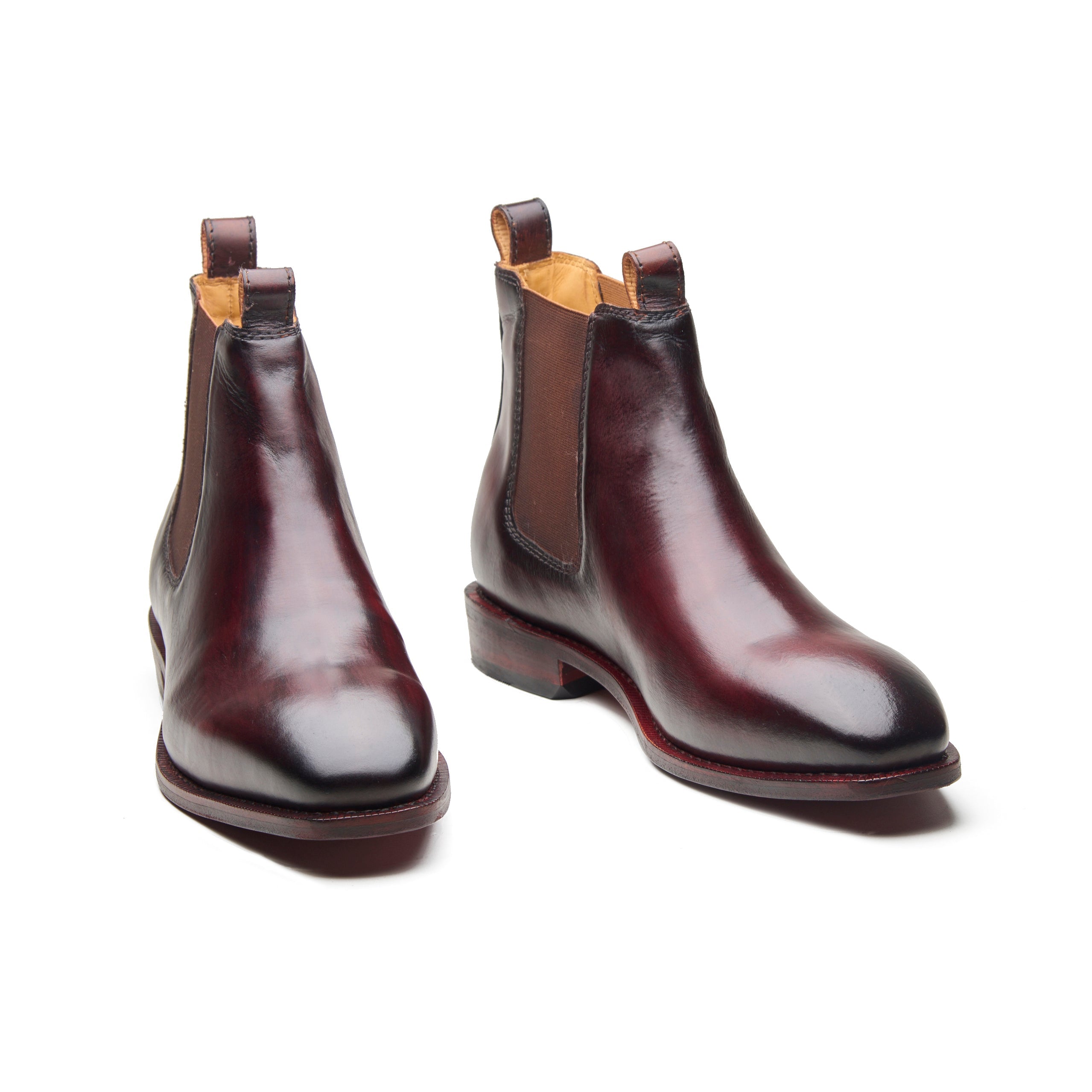 Outback – Bordo Oil Pull-Up Leather Chelsea Boot - richSteps