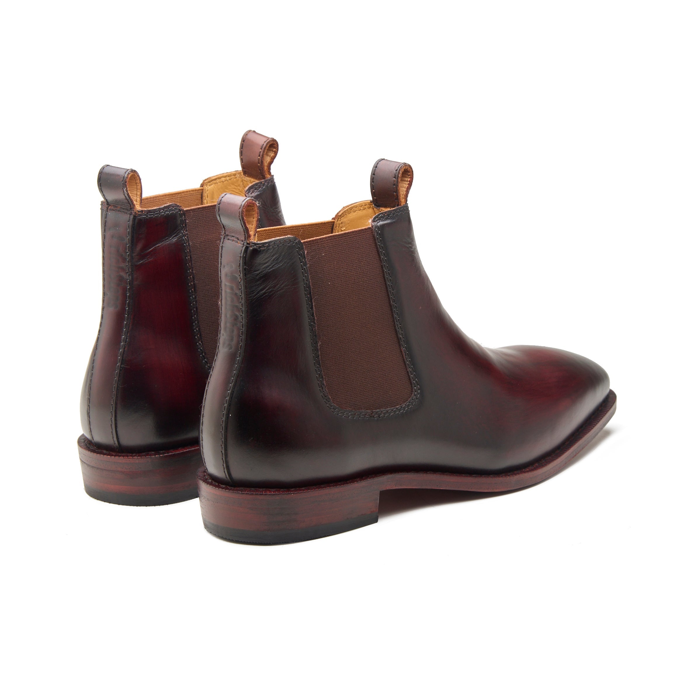 Outback – Bordo Oil Pull-Up Leather Chelsea Boot - richSteps