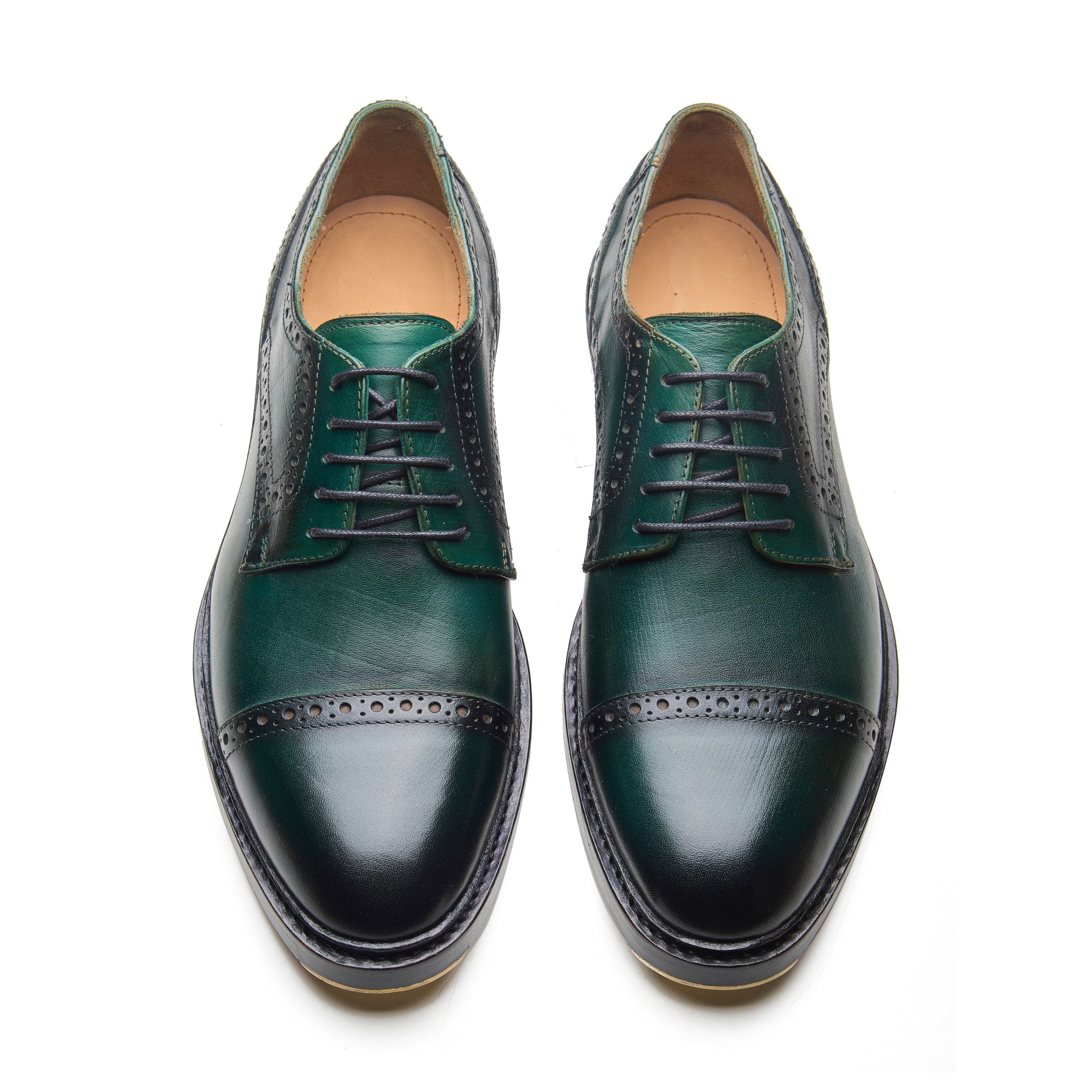 Ridgemark – Emerald Green Full-Grain Veg-Tanned - richSteps