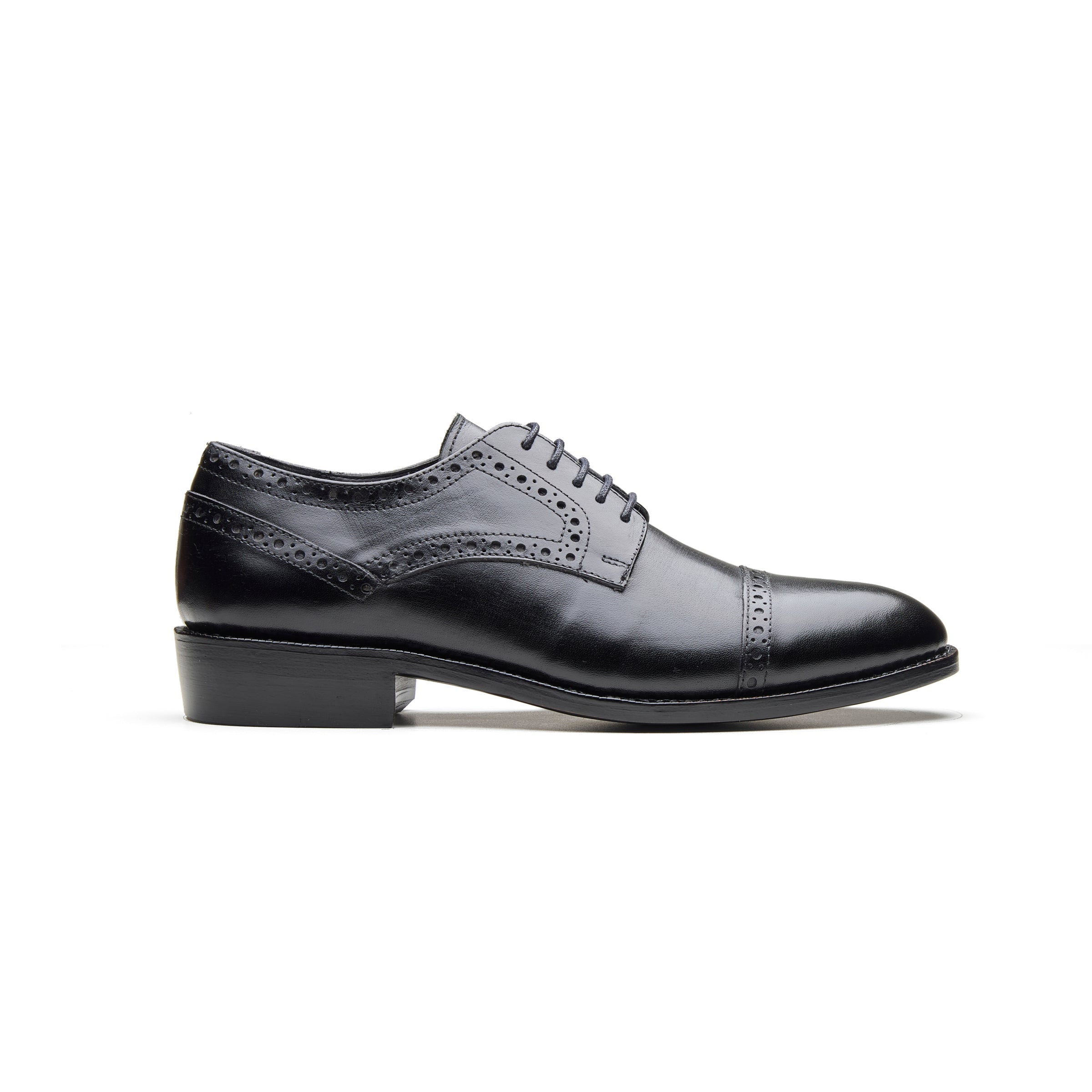 Ridgemark- Jet Black leather - richSteps