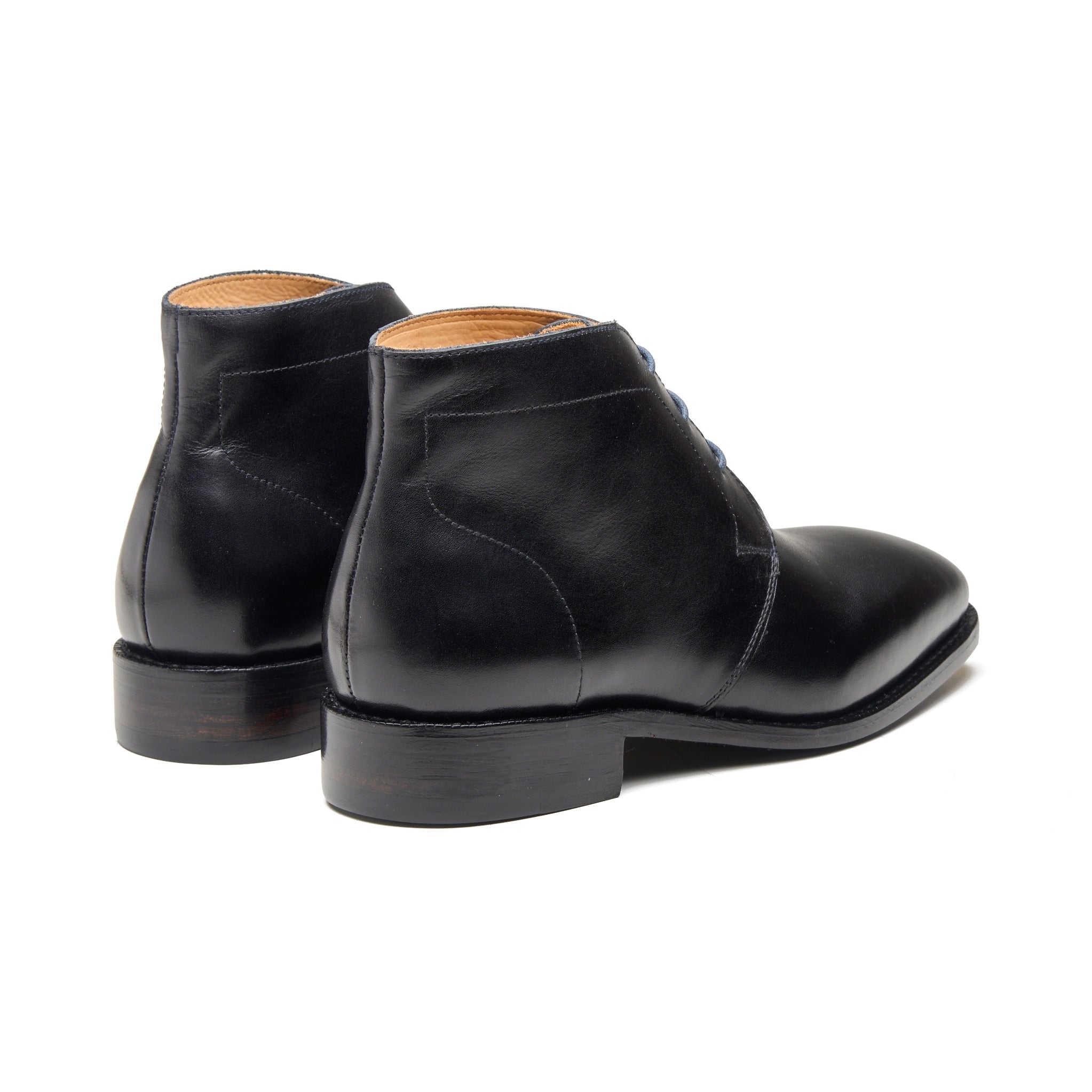 Stonepath – Jet Black Full-Grain Veg-Tanned - richSteps