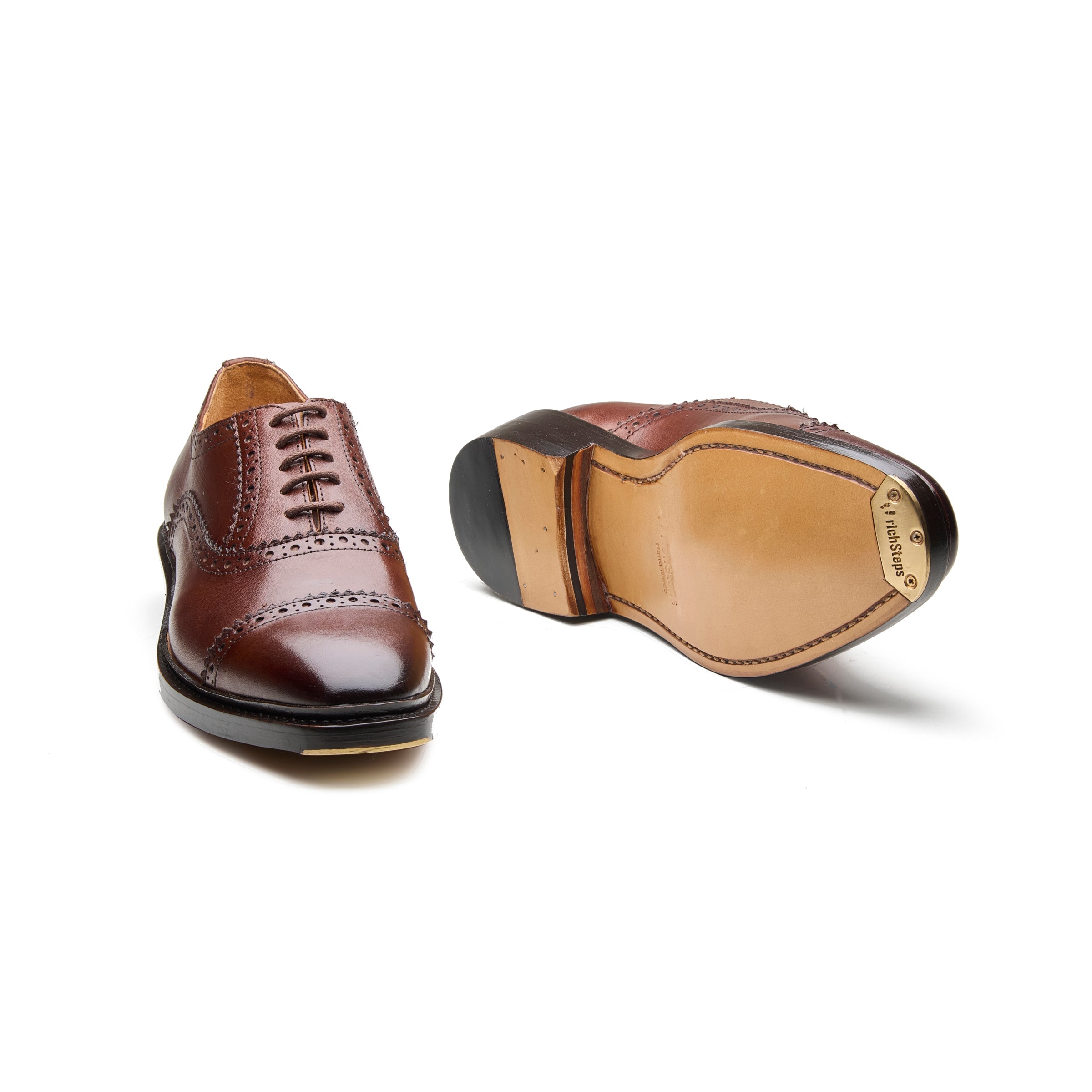 Trueform – Brown Full-Grain Veg-Tanned - richSteps
