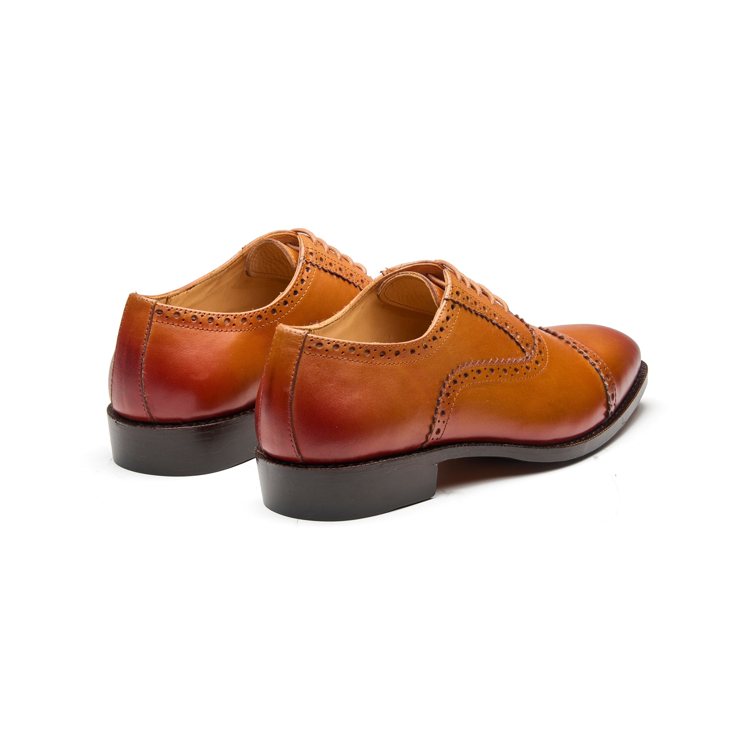 Trueform – Cognac Full-Grain Veg-Tanned - richSteps