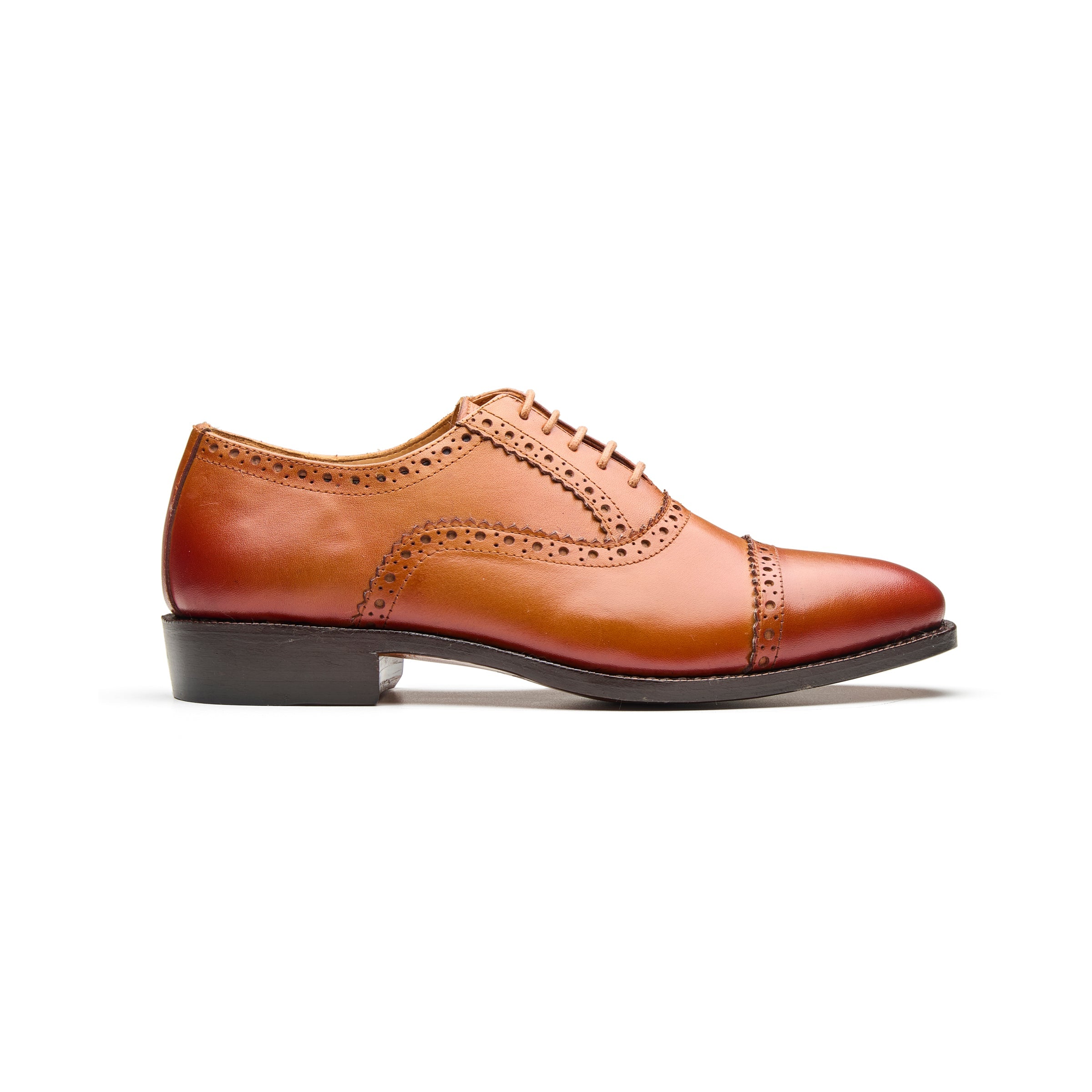 Trueform – Cognac Full-Grain Veg-Tanned - richSteps