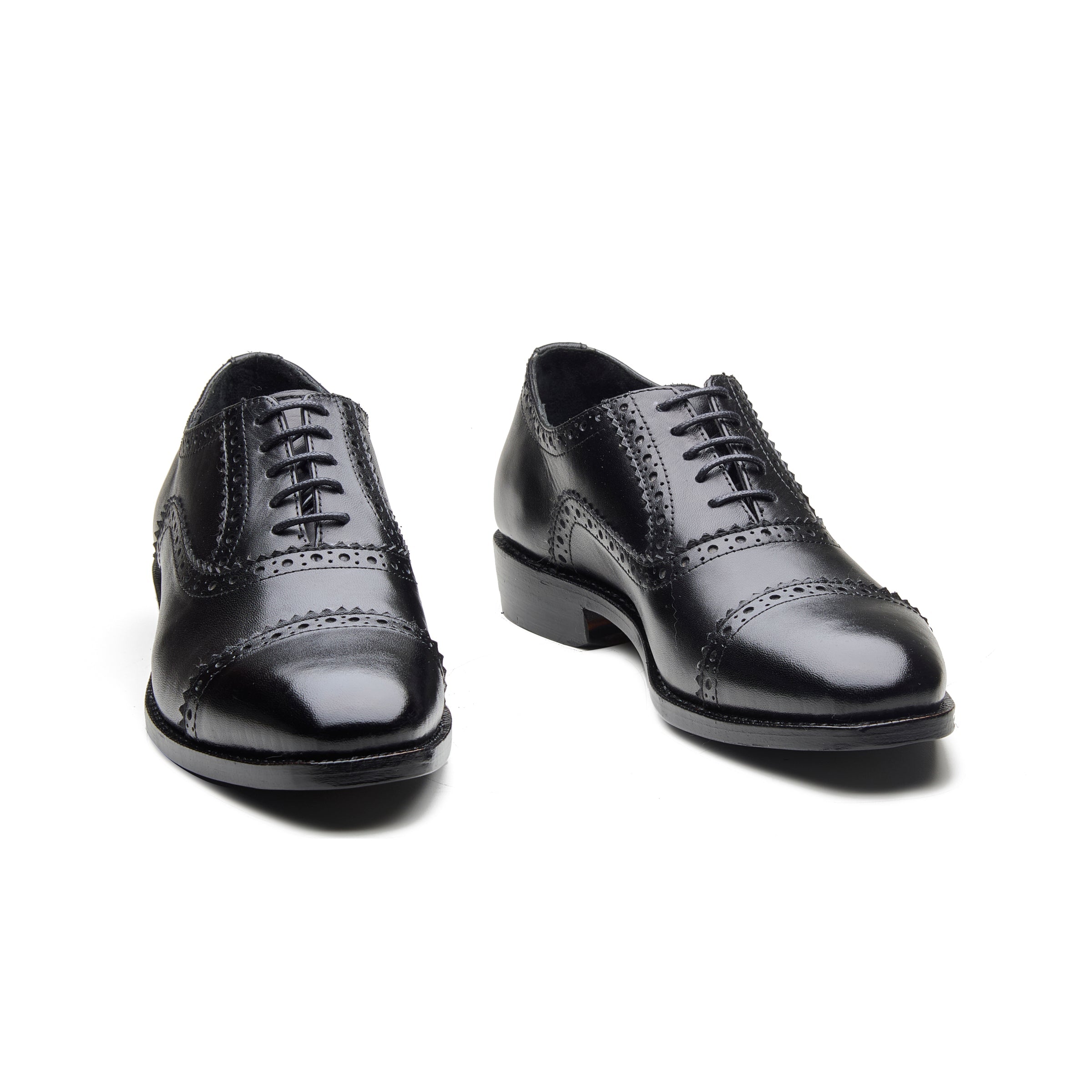 Trueform – Jet Black Full-Grain Veg-Tanned - richSteps