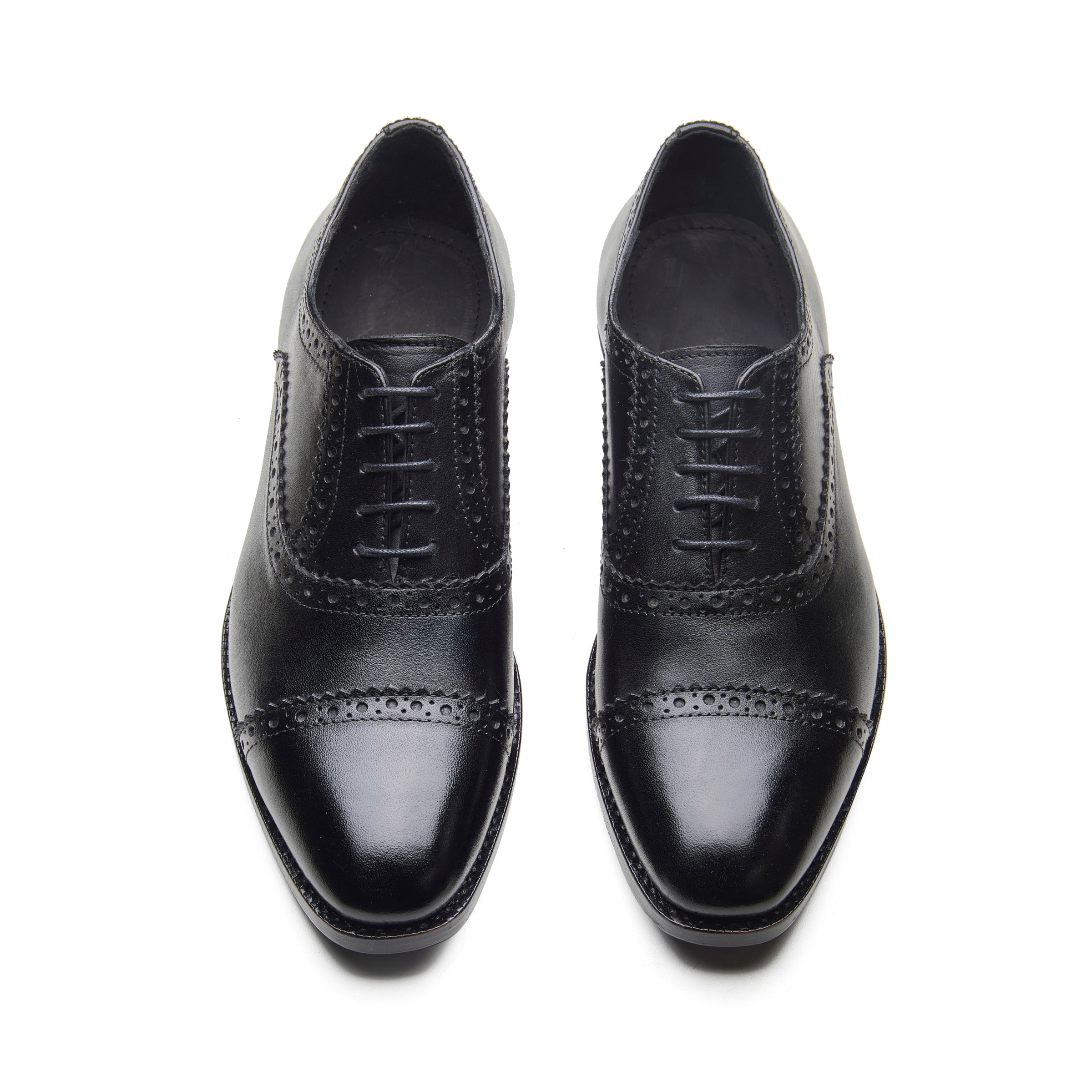 Trueform – Jet Black Full-Grain Veg-Tanned - richSteps